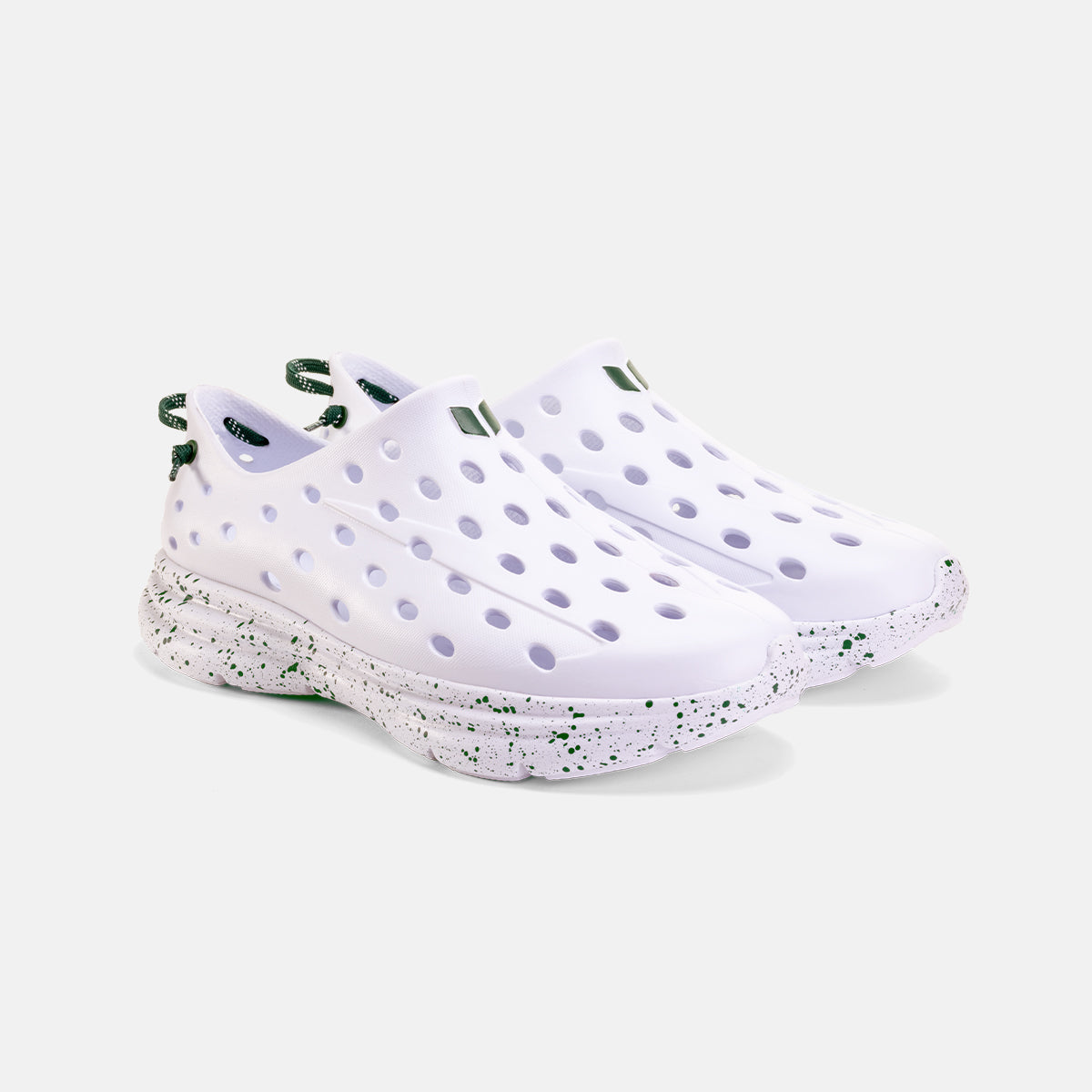 Revive - All White / Green Speckle