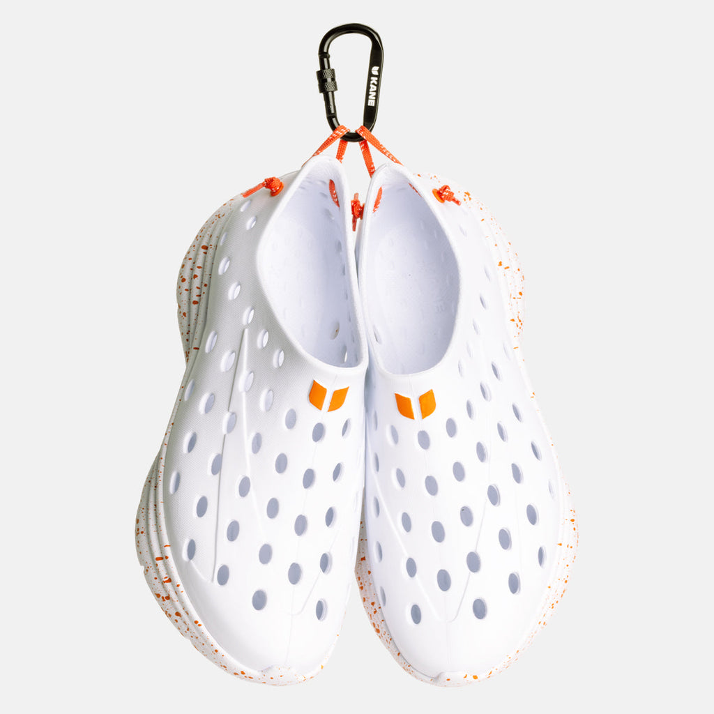 Revive - All White / Orange Speckle