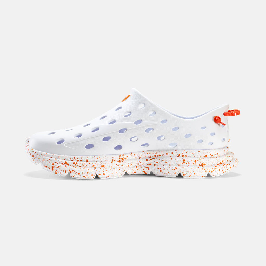 Revive - All White / Orange Speckle