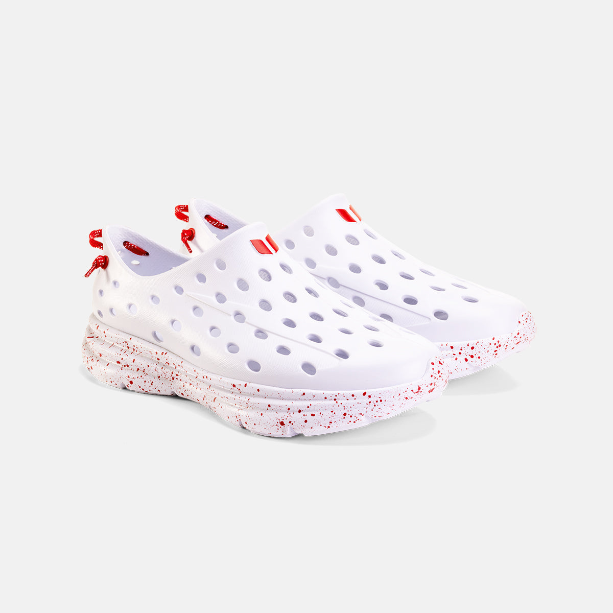 Revive - All White / Red Speckle