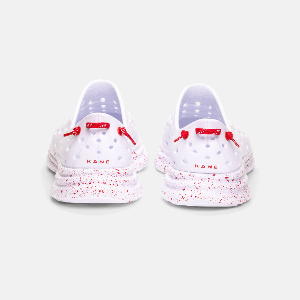 Revive - All White / Red Speckle