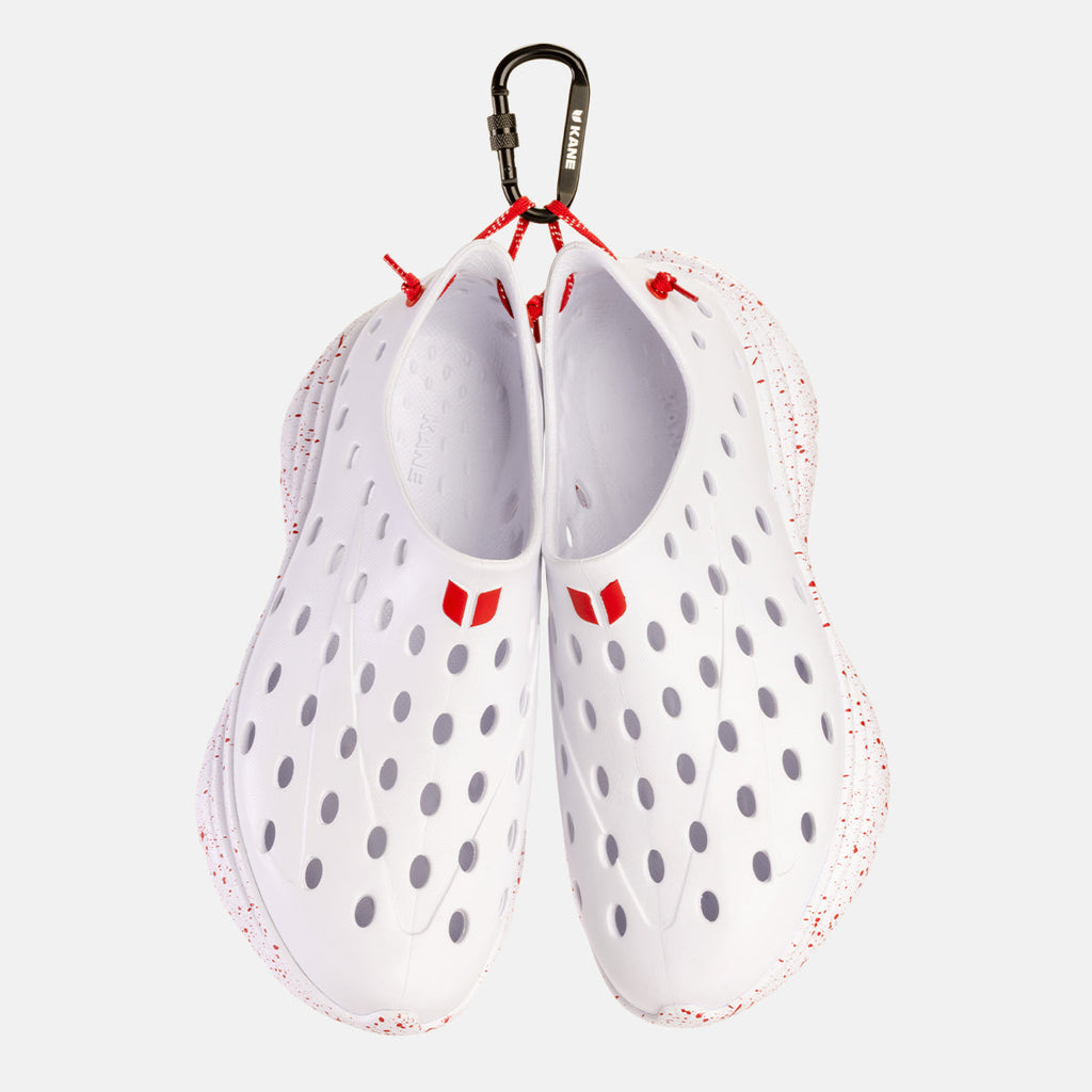 Revive - All White / Red Speckle
