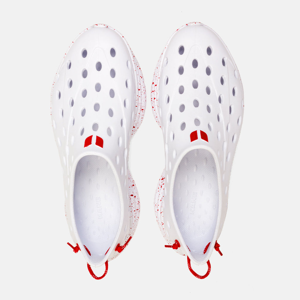 Revive - All White / Red Speckle