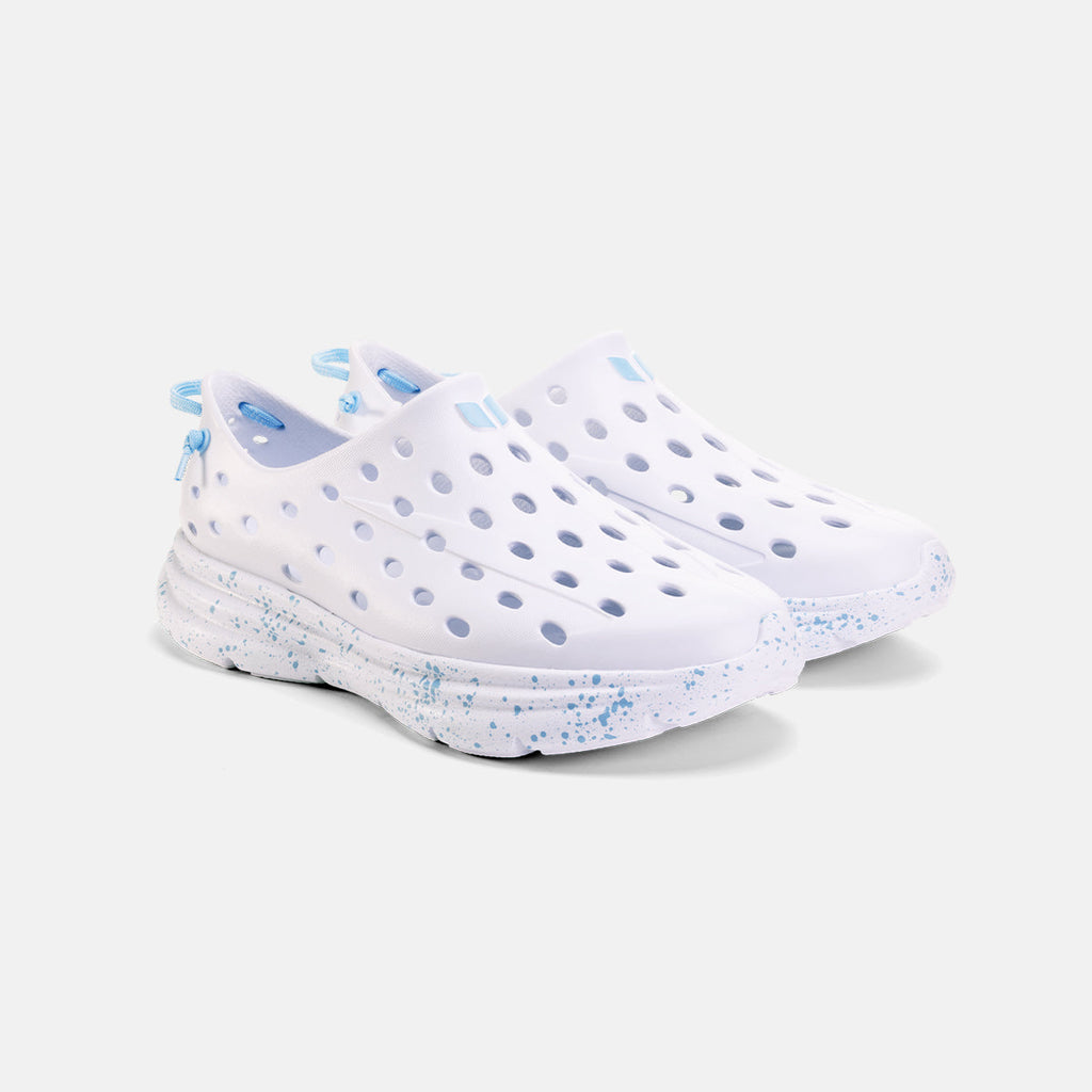 Revive - All White / Light Blue Speckle