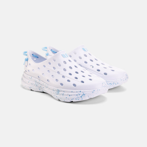 Revive - All White / Light Blue Speckle