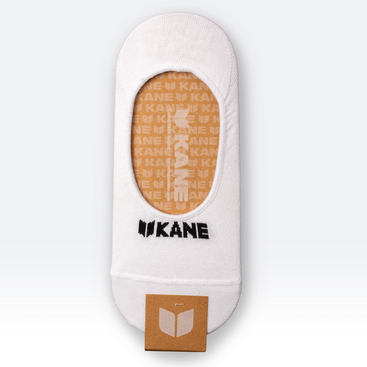Structured No Show Socks - White